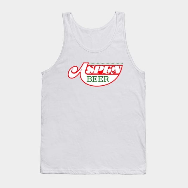 Aspen Beer White Logo Tank Top by Ekliptik